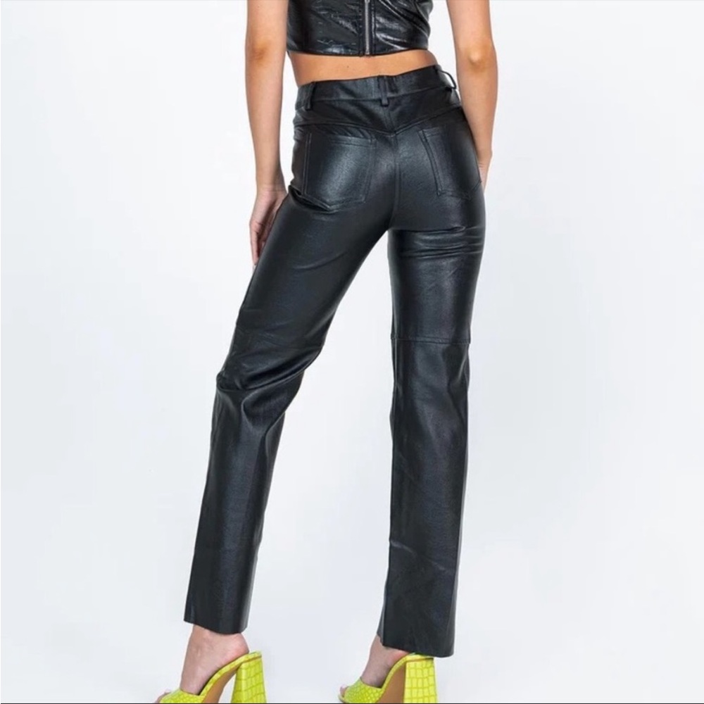 Princess Polly leather pants